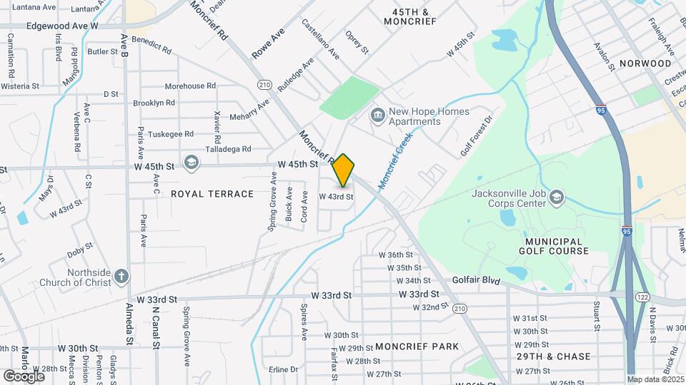 1717 W 43rd St Map and Location Details