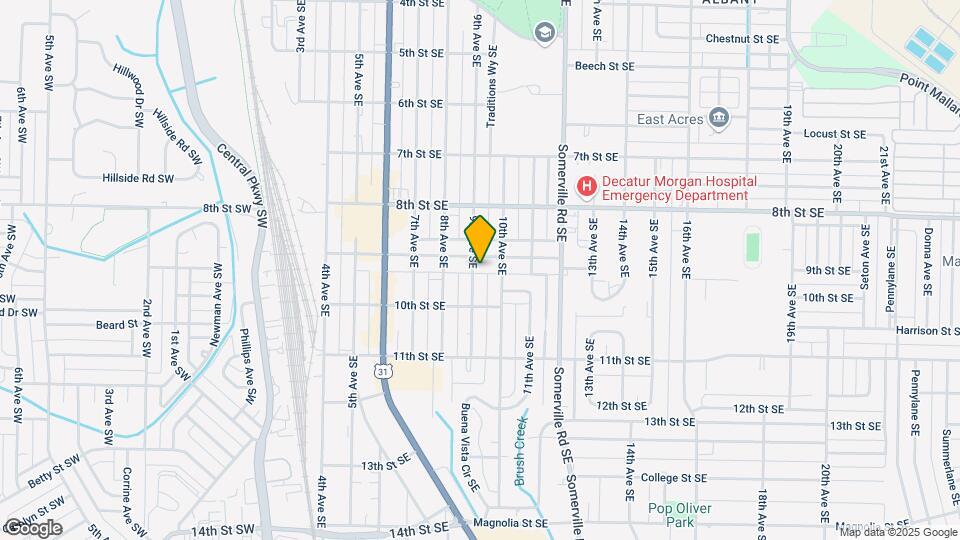 1308 9th Ave SE Map and Location Details