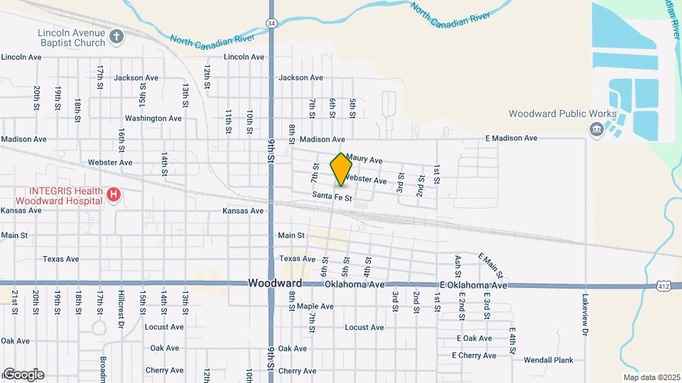 520 Santa Fe Ave Map and Location Details