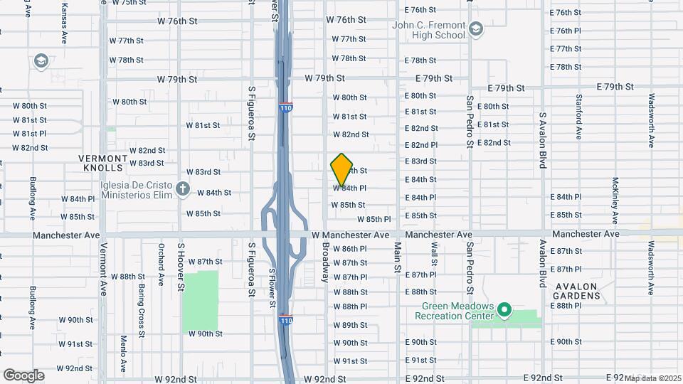 236 W 84th Pl Map and Location Details