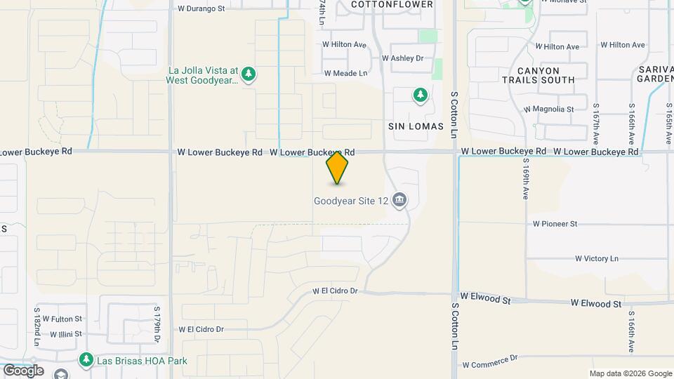 17445 W Lower Buckeye Rd, Unit B-1011 Mapa y Detalles de la Ubicación