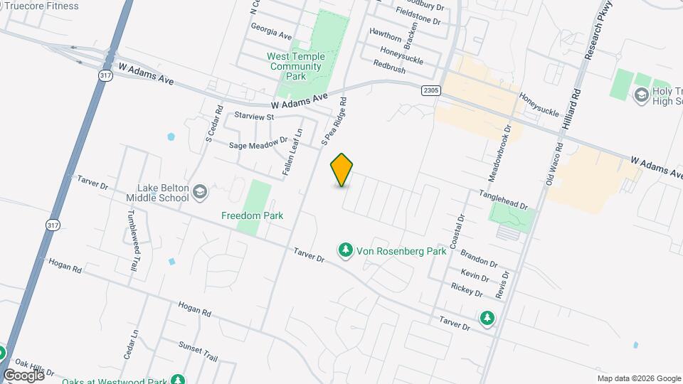 602 Thistle Brook Drive Map and Location Details