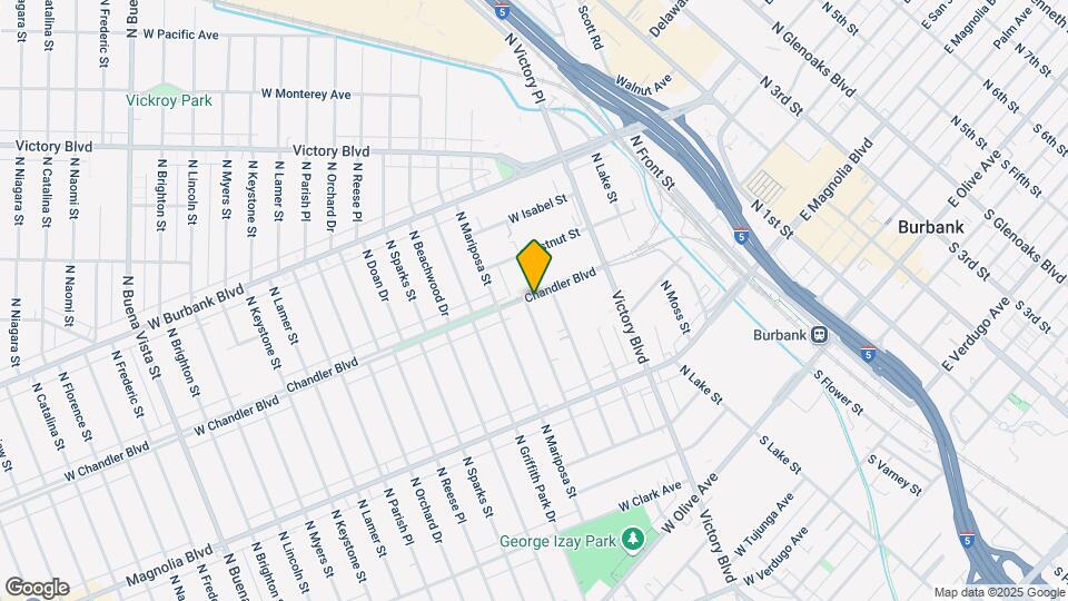 1130 W Chandler Blvd Map and Location Details