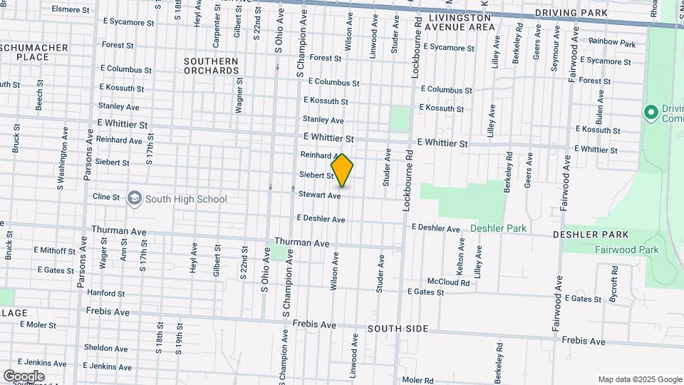 1198 Wilson Ave Map and Location Details