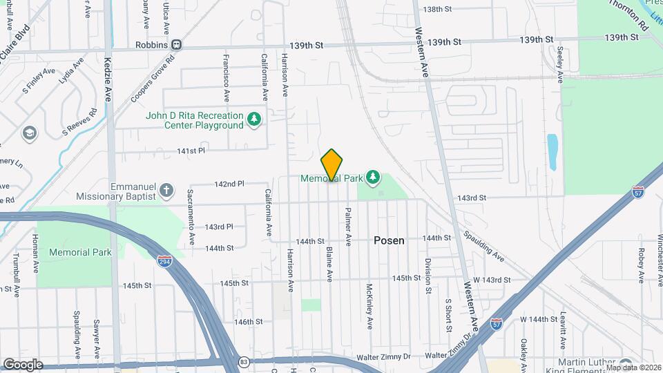 14229 Blaine Ave Mapa y Detalles de la Ubicación