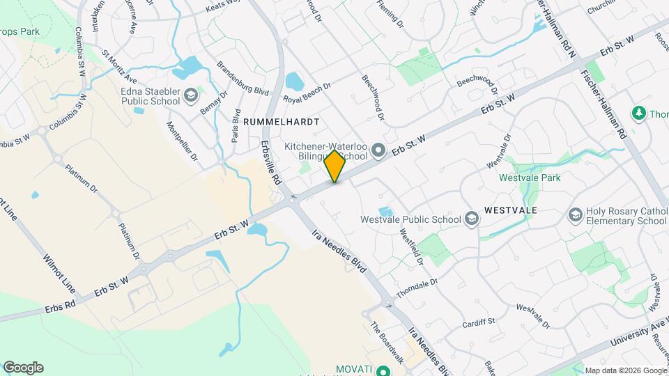 635 Erb Street West Map and Location Details