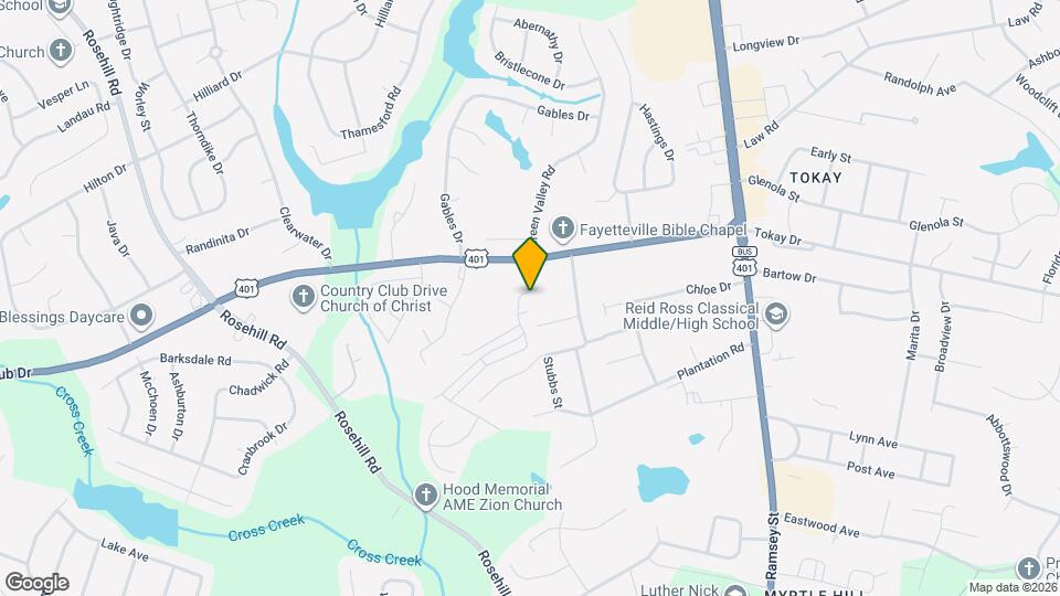 3344 Green Valley Rd Map and Location Details