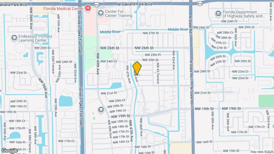 4530 NW 23rd St Map and Location Details