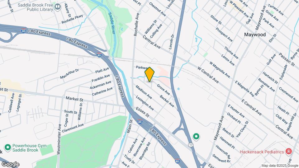 105 Parkway Map and Location Details