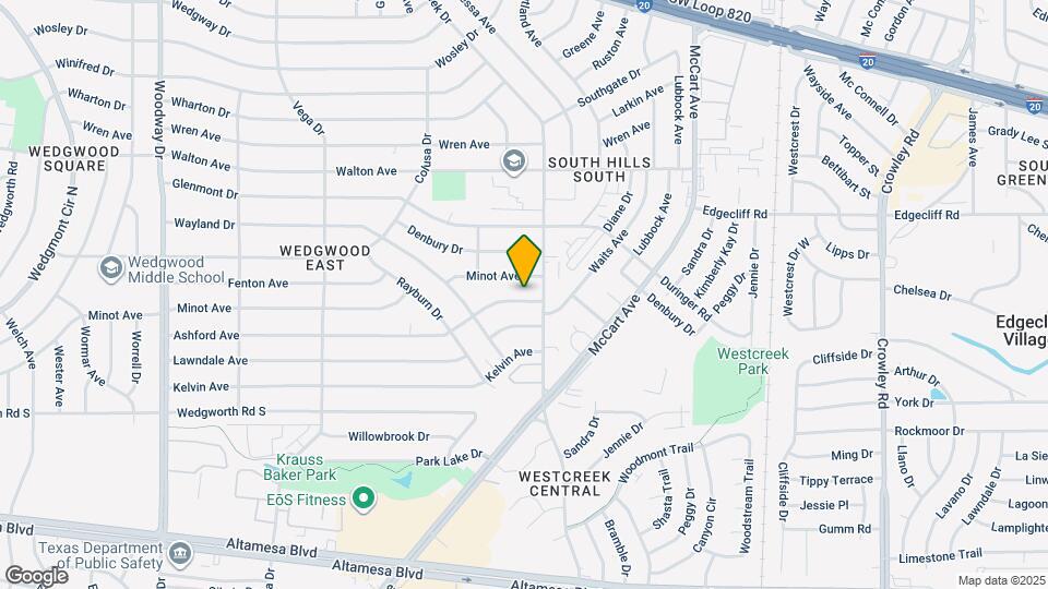 3208 Ashford Ave Map and Location Details