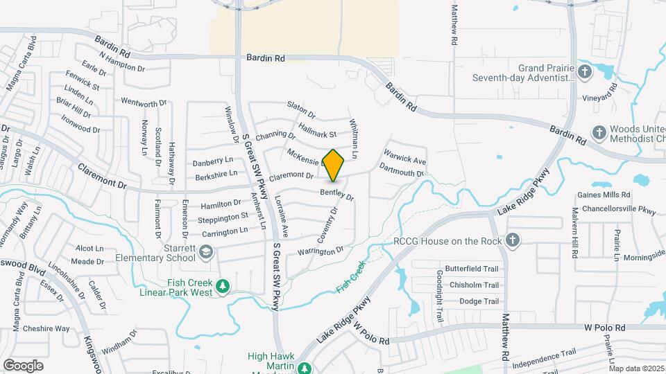 2410 Bentley Dr Map and Location Details