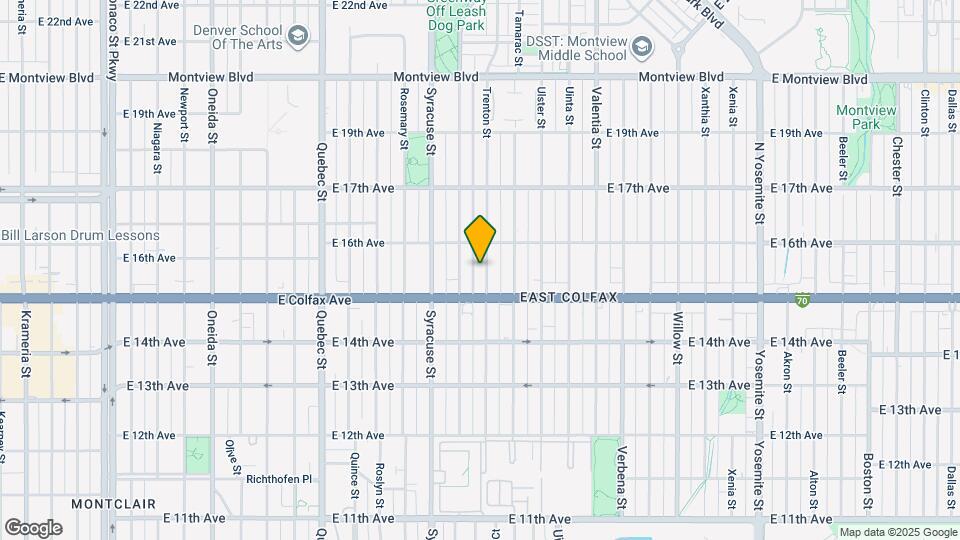1541 Trenton St Map and Location Details