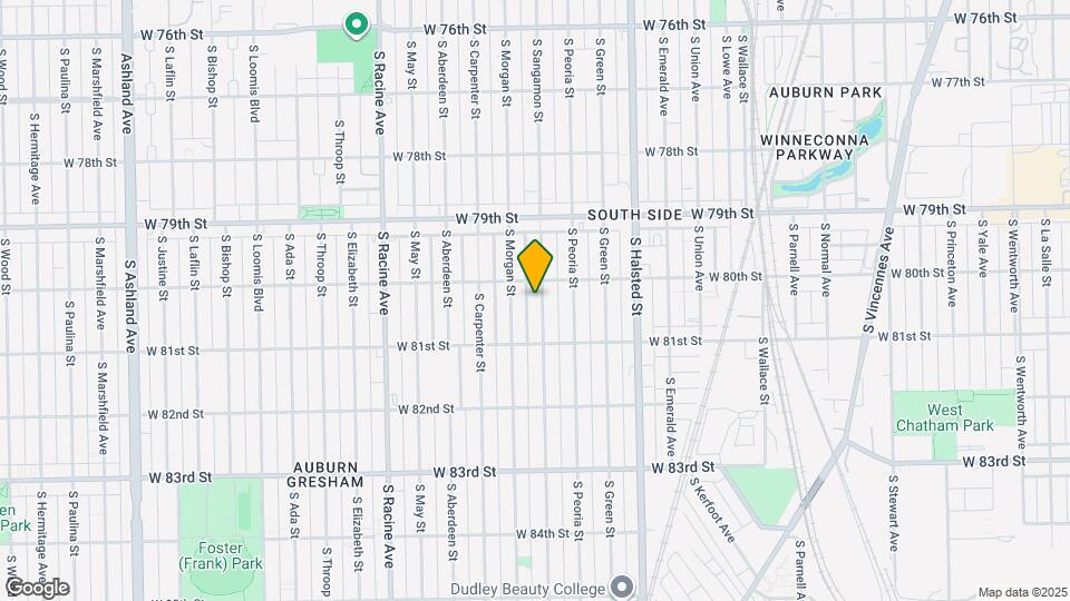 8012 S Sangamon St Map and Location Details