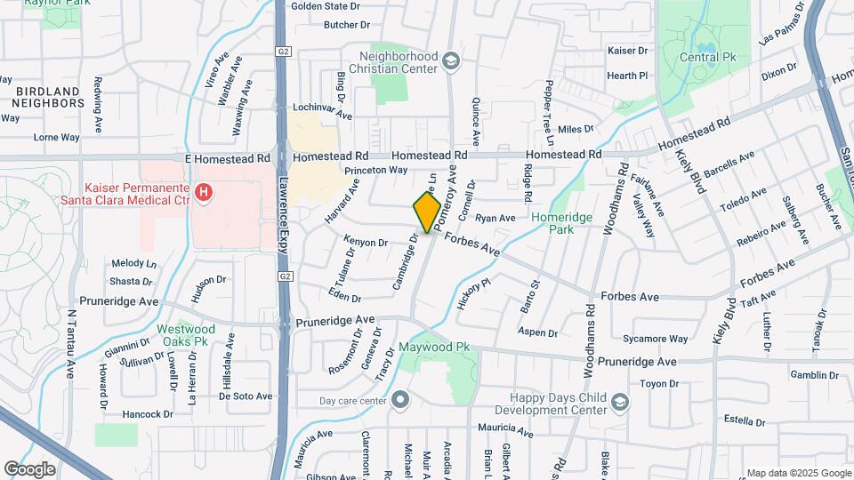 692 Pomeroy Ave Map and Location Details