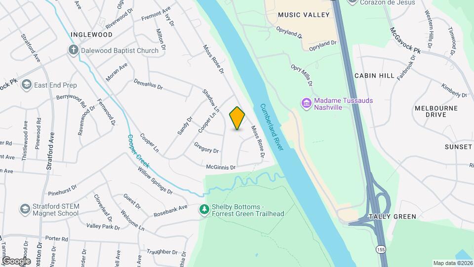 212 Morganmeade Ct Map and Location Details