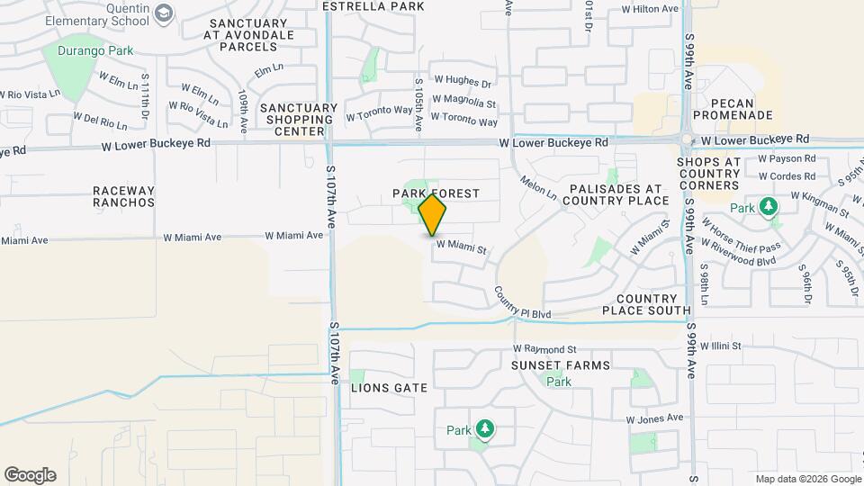 11810 W Miami St Map and Location Details