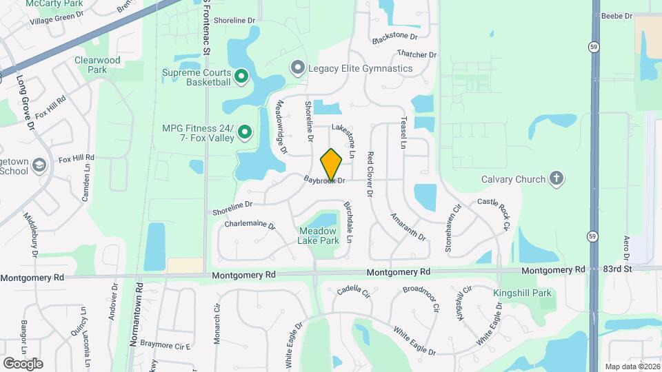 3817 Baybrook Dr Map and Location Details