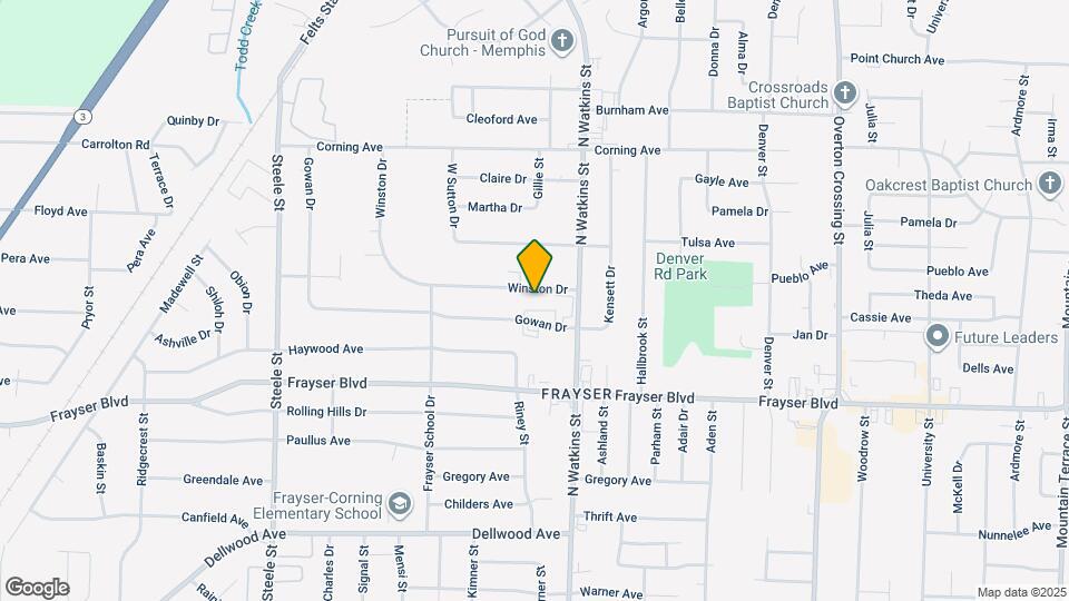 1761 Winston Dr Map and Location Details