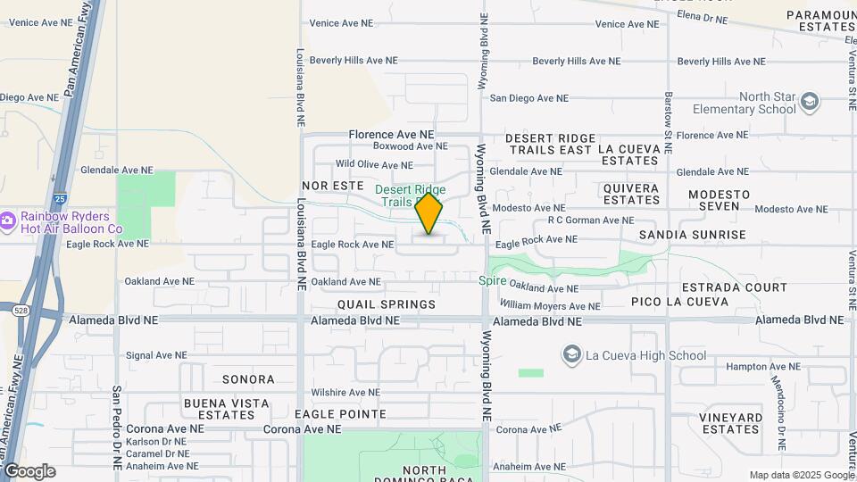 7420 Eagle Crest Ave NE Map and Location Details