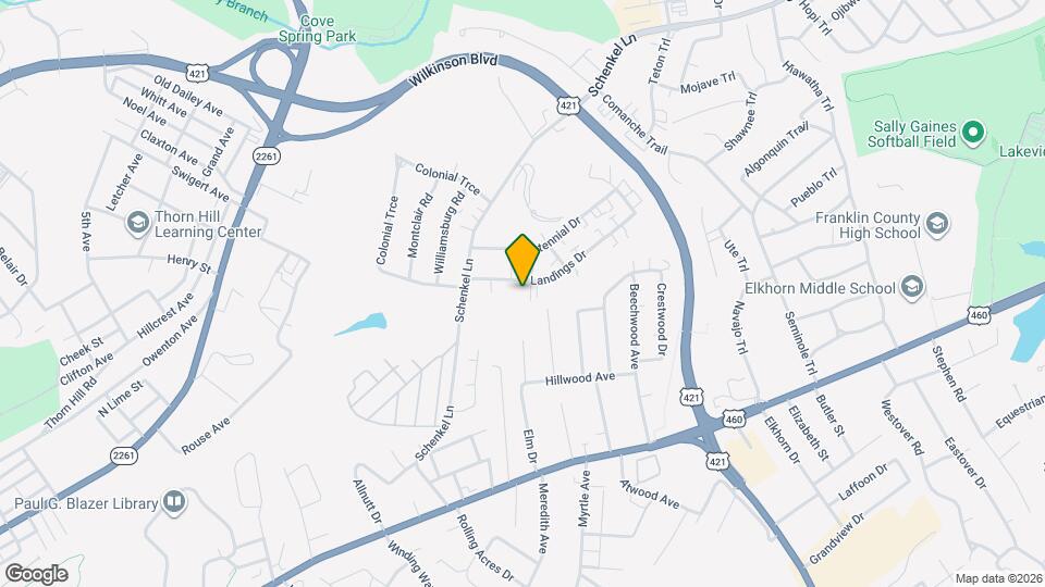 140 Landings Dr Map and Location Details