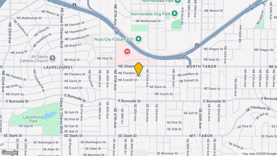 5019 NE Everett St Mapa y Detalles de la Ubicación