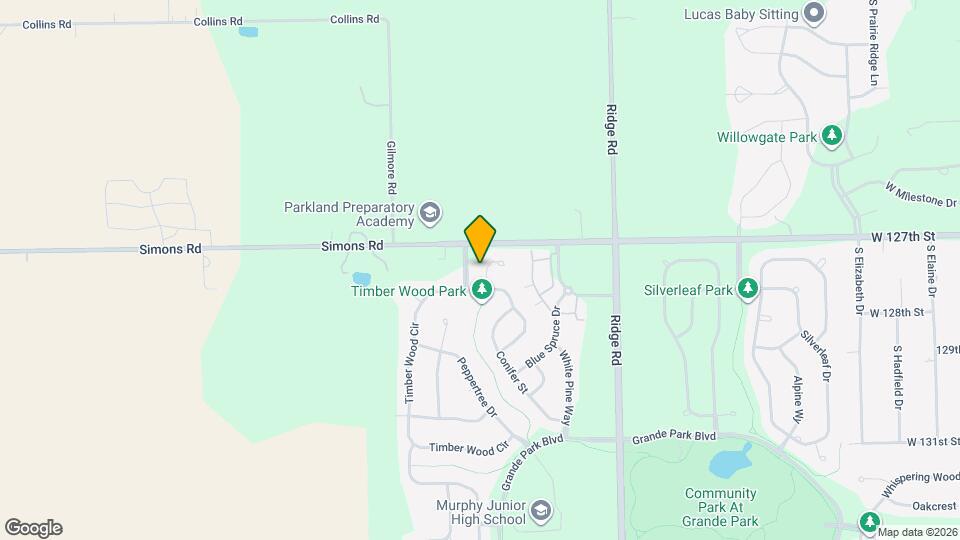 12724 Wild Rye Ct Map and Location Details