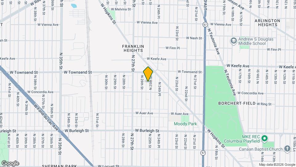 3335-3337-3337 N 25th St Map and Location Details