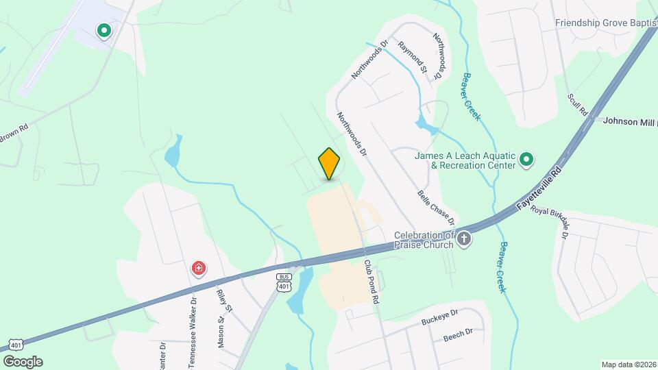 306 Melbourne Dr Map and Location Details