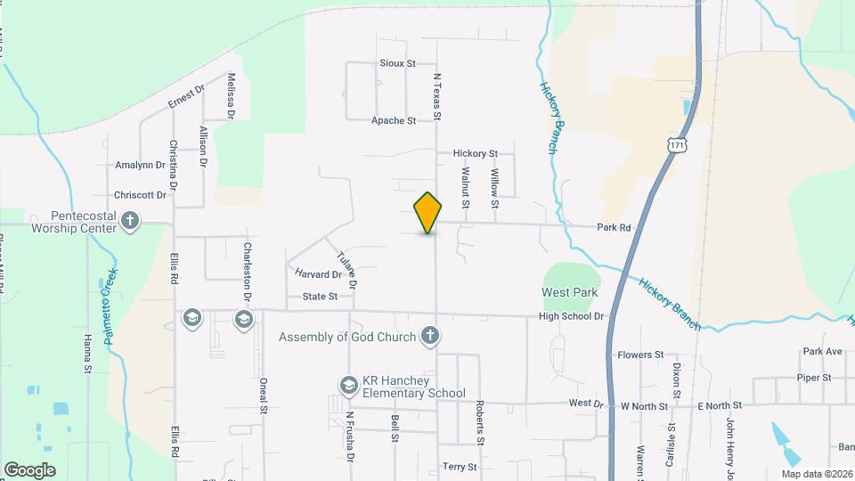 1019 N Texas St Map and Location Details