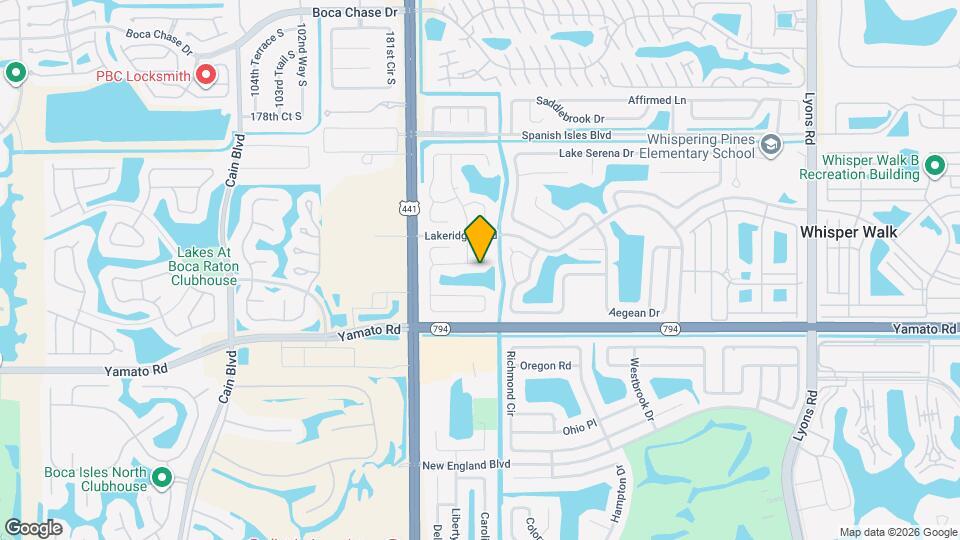 18798 Cloud Lake Cir Map and Location Details