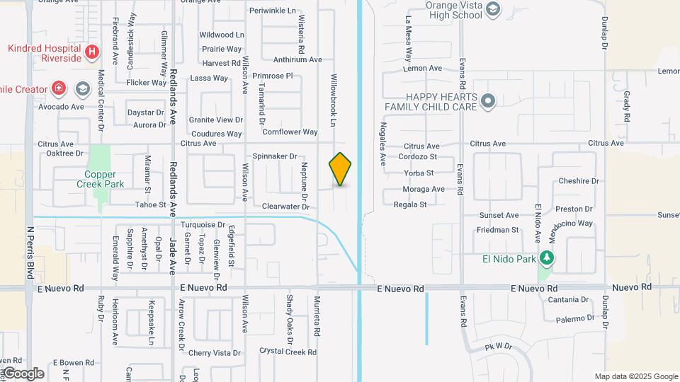 1935 Willowbrook Ln Map and Location Details