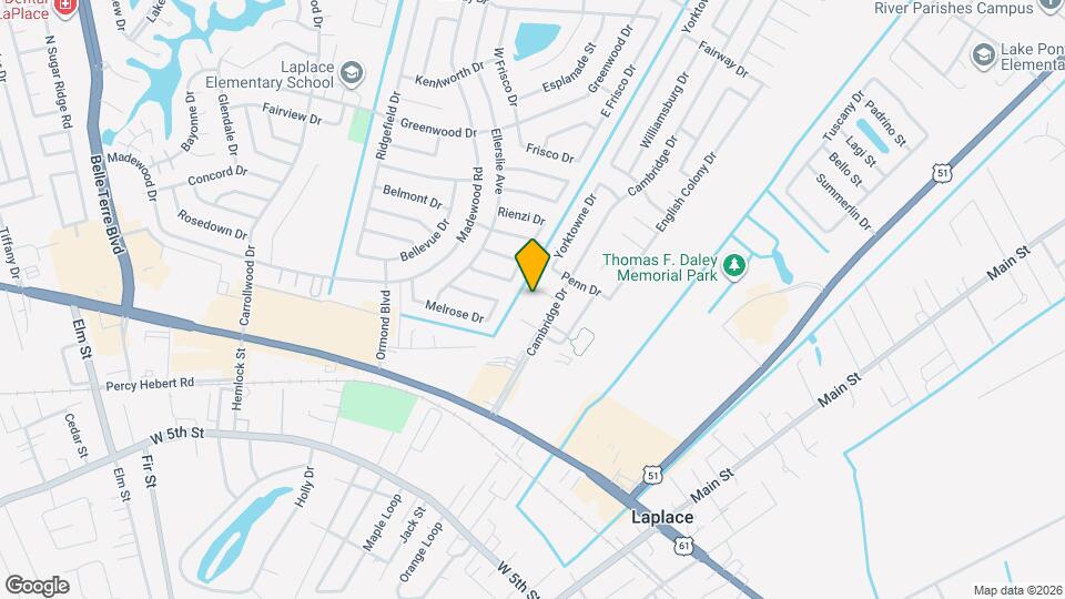 708 Colony Dr Map and Location Details