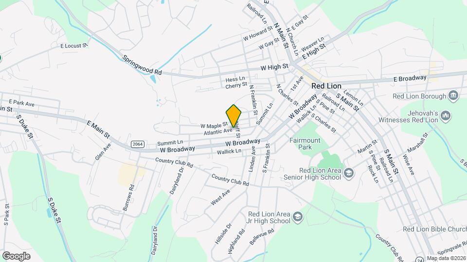 608 Atlantic Ave Map and Location Details