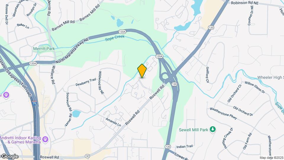 1805 Roswell Rd, Unit 401 Map and Location Details