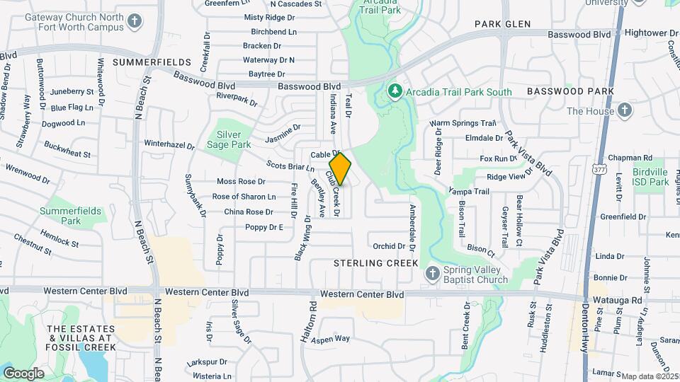 7000 Club Creek Dr Map and Location Details