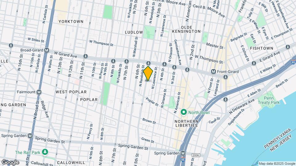 959 N 5th St Map and Location Details
