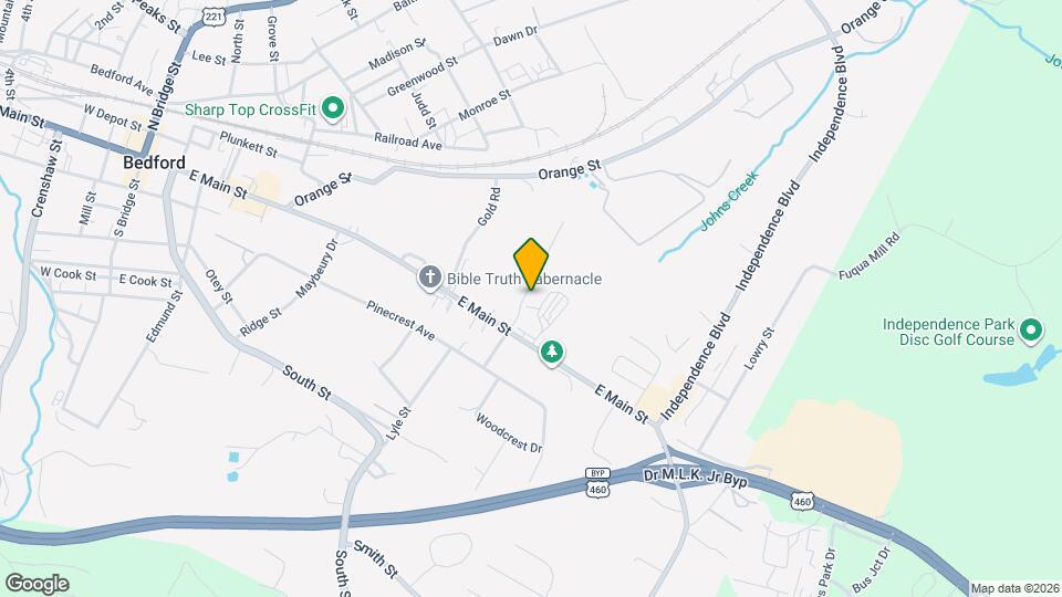 1016 Piedmont St Map and Location Details