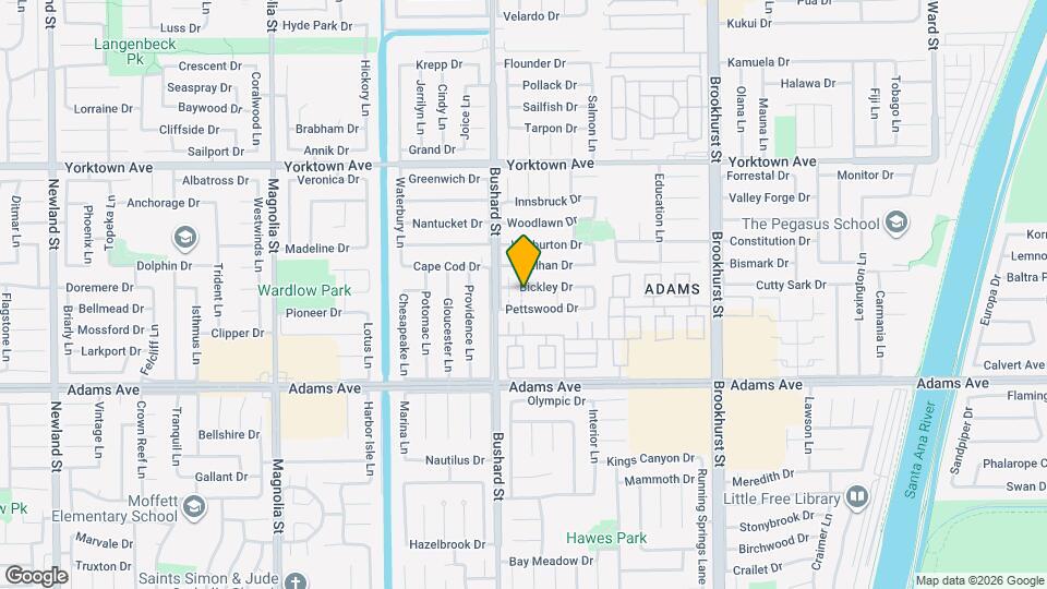 9552 Bickley Dr, Unit 7 Mapa y Detalles de la Ubicación