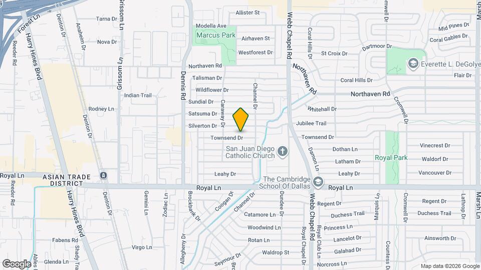 3035 Townsend Dr Map and Location Details