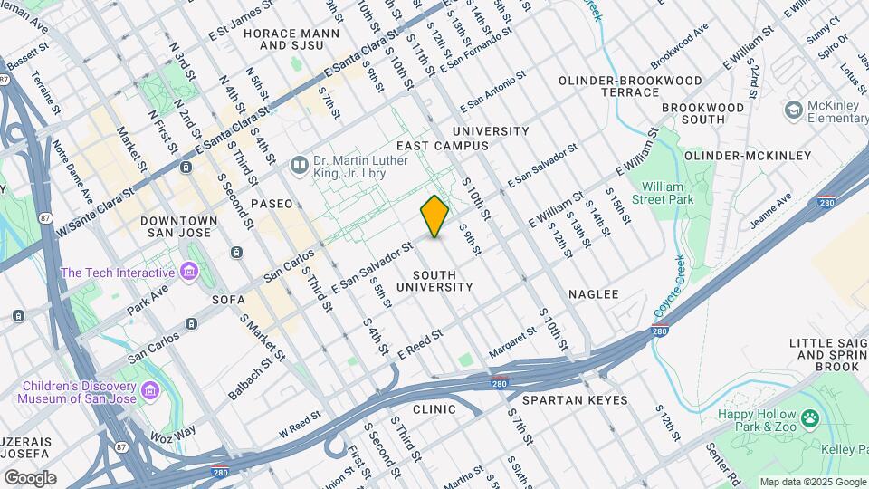 415 S 8th St Mapa y Detalles de la Ubicación