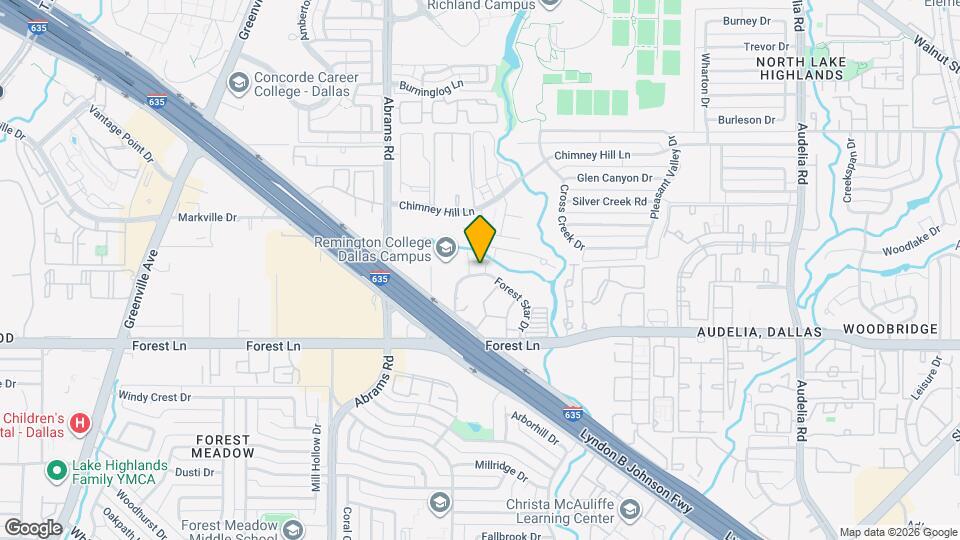 109 Forest Star Dr Mapa y Detalles de la Ubicación