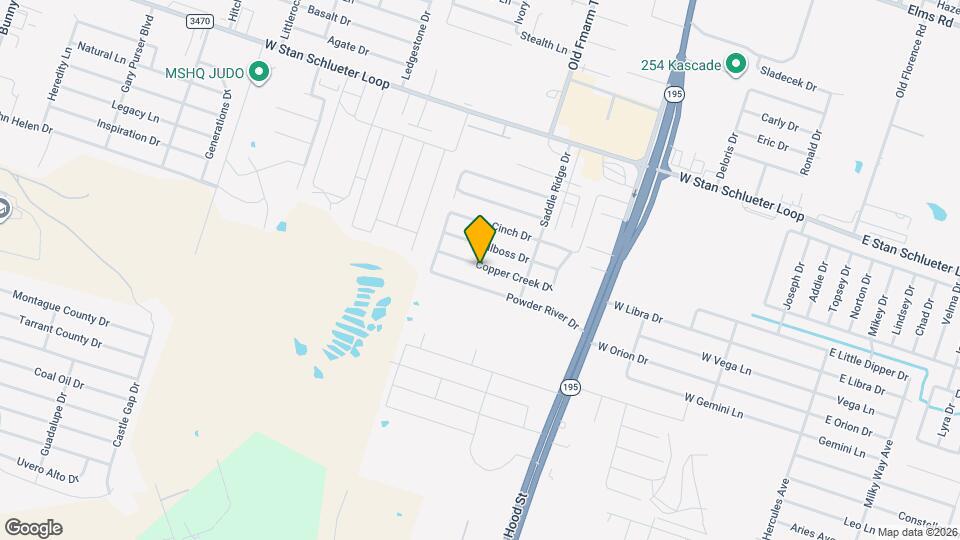 1312 Copper Creek Dr Map and Location Details