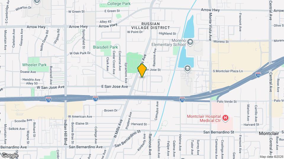 9374 Pradera Ave Map and Location Details