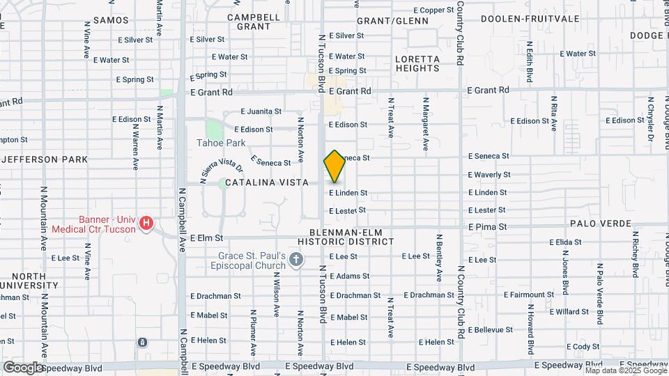 2515 E Linden St Map and Location Details