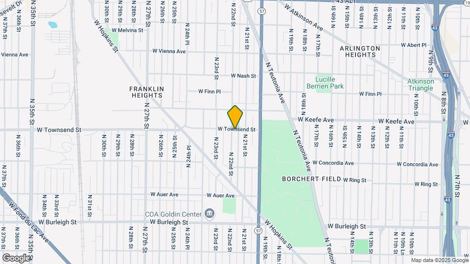 3392 N 22nd St Map and Location Details