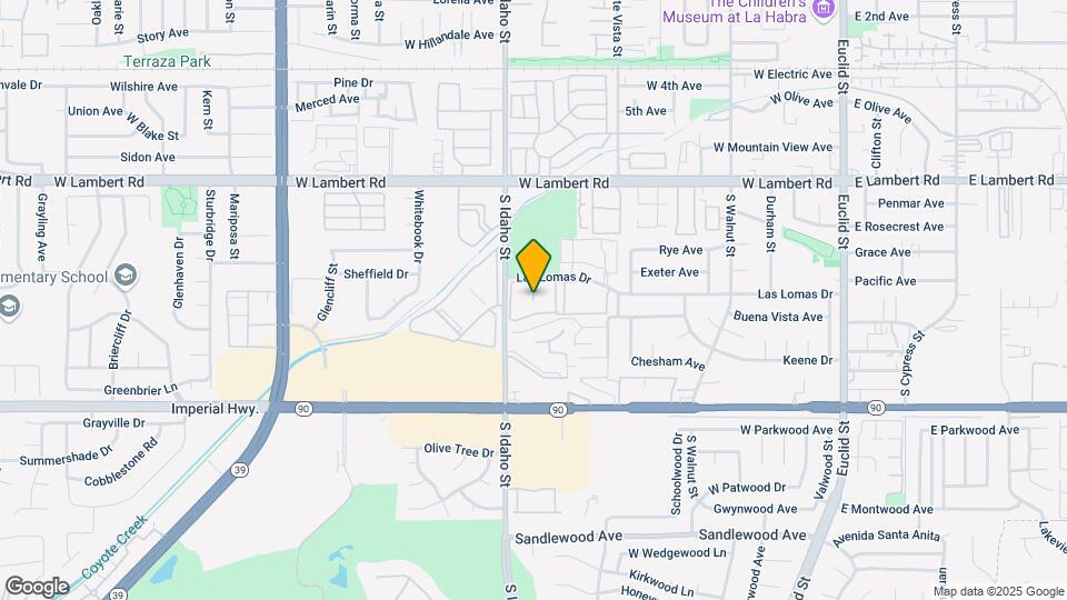 1196 Las Lomas Dr Map and Location Details