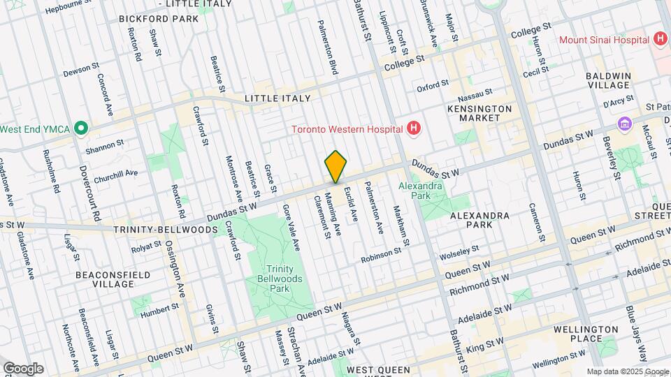859-861 Dundas St W Map and Location Details