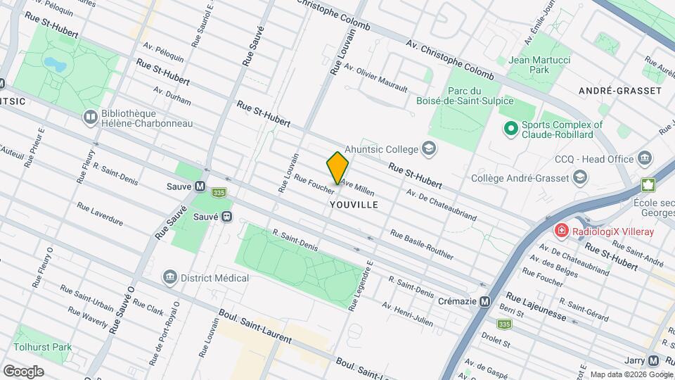 9301 Foucher Rue Map and Location Details