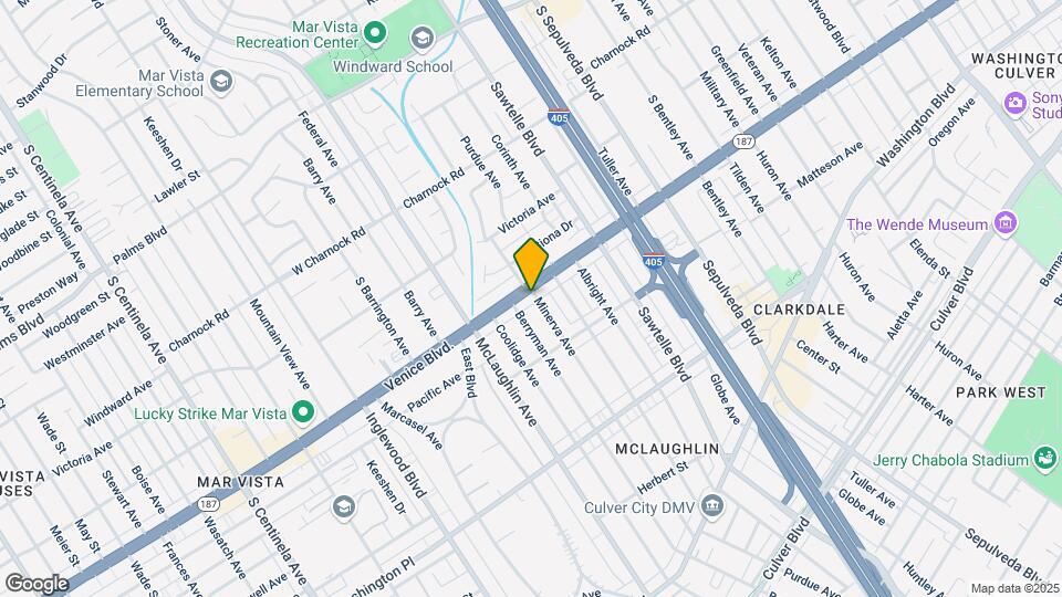 11450-11456 1/2 Venice Blvd Mapa y Detalles de la Ubicación
