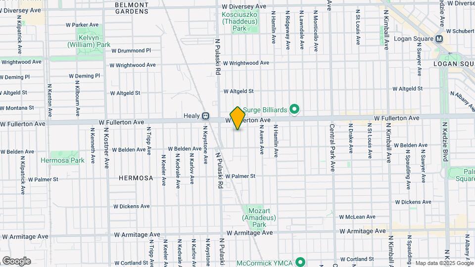 2331 N Harding Ave Map and Location Details